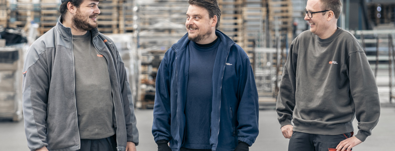VUC Erhverv - 3 mænd på lager